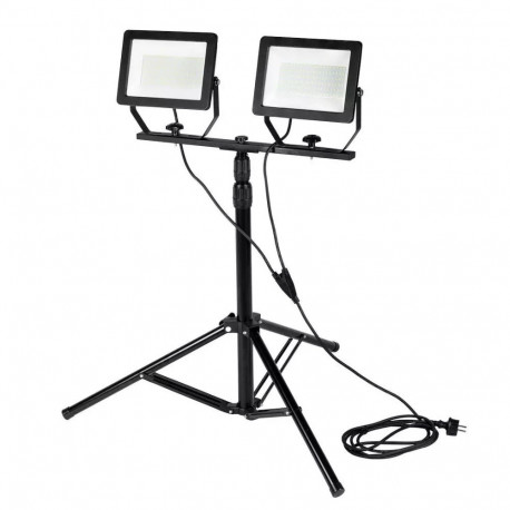 topeltprožektor 2x100W SMD LED 2x8500lm statiivil 1.8m