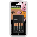 DURACELL Battery Charger CEF14 - 2pcs of (AA) NIMH 1300 mAh + 2pcs of (AAA) NIMH 750 mAh, (4 batteri