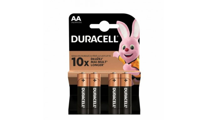 DURACELL Battery (AA) LR6 Alkaline Basic (4 batteries/ blister) 1.5V