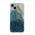 Gold Glam case for iPhone 11 mountain