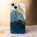Gold Glam case for iPhone 11 mountain