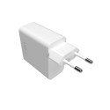 Fixed Dual USB-C Mains Charger, PD support, 65W