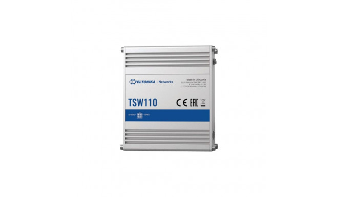 Teltonika | Switch | TSW110 | Unmanaged | Gigabit Ethernet (copper) ports quantity 5 | 10 Gbps (RJ-4