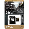 Silicon Power mälukaart microSDXC 256GB High Endurance + adapter
