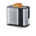 Severin AT 2589 toaster 2 slice(s) 800 W Black, Stainless steel