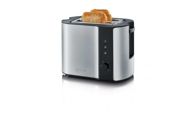 Severin AT 2589 toaster 2 slice(s) 800 W Black, Stainless steel