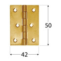 HINGE PLAIT ZS 50. 50X42X1.0 MM