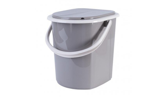 BUCKET-TOILET WITH LID 22L