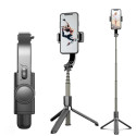 Mocco Gimbal 4in1 Universāls Selfie Stick ar 1x ass stabilizatoru / Tripod Statnis / Bluetooth Tālva