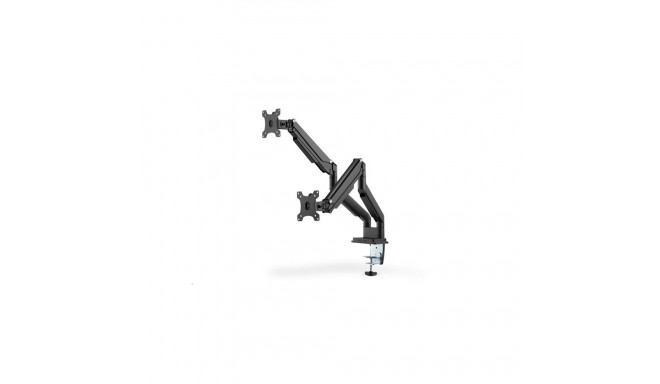 Digitus | Desk Mount | Universal Dual Monitor Mount with Gas Spring and Clamp Mount | Swivel, height