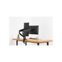 Digitus | Desk Mount | Universal Dual Monitor Mount with Gas Spring and Clamp Mount | Swivel, height