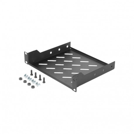 Digitus | 1U fixed shelf | DN-10-TRAY-2-B | Black | Perfect for storage of components which are not 