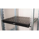 Equip Sliding Shelf 19&#039;, 1U, 600MM, Black