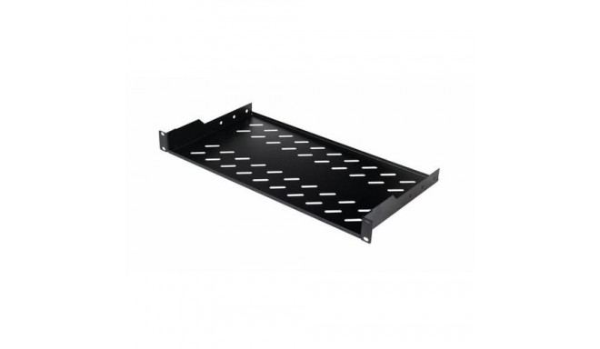 Equip Fixed Shelf 19&#039;, 1U, 400MM, Black