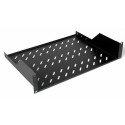 Equip Fixed Shelf 19&#039;, 2U, 800MM, Black