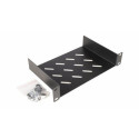 Equip Fixed Shelf 10&#039;, 1U, 150MM, Black