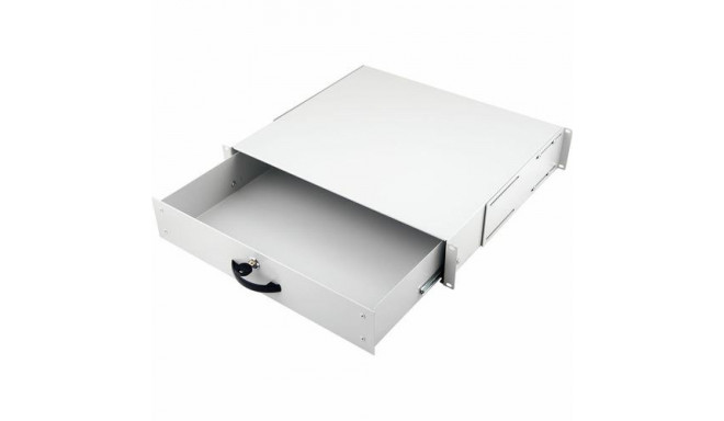 Equip Lockable Drawer 19&#039;, 2U, RAL7035 Grey