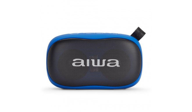 Aiwa BS-110BL portable/party speaker Stereo portable speaker Blue, Black 5 W