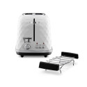 De’Longhi CTJ 2103.W toaster 2 slice(s) 900 W Black, White