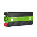 EnerGenie EG-PWC-PS1000-01 power adapter/inverter Auto 1000 W Black, Green