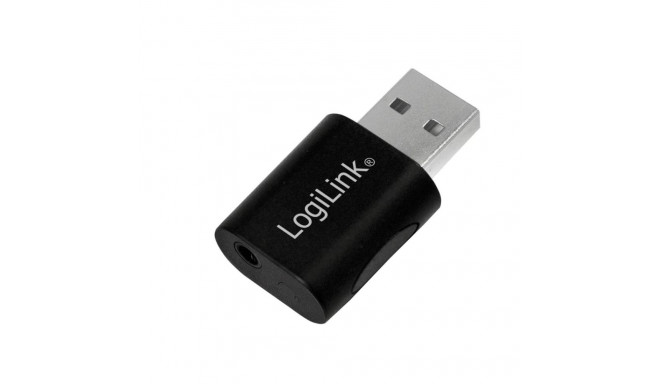 Logilink UA0299 USB 2.0 Adapter Audio USB-A/M kuni 3,5 mm 4-Pin/F must