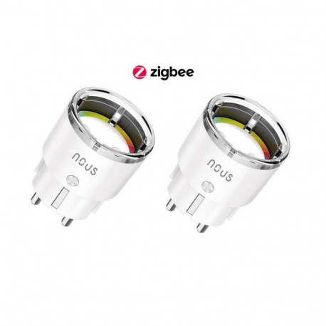 Nutikas ZigBee pistikupesa NOUS A1Z (2tk) 16A energiaarvestiga, TUYA / Smart Life