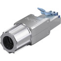 Connector RJ45 8pin Cat6A shielded - Tooless, AWG 22/1 - 26/1