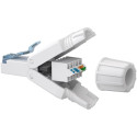 Connector RJ45 8pin Cat6A - Tooless, AWG 22/1 - 24/1