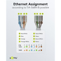 Connector RJ45 8pin Cat6A - Tooless, AWG 22/1 - 24/1