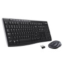 Logitech | MK270 | Keyboard and Mouse Set | Wireless | Mouse included | Batteries included | US | Bl