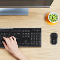 Logitech | MK270 | Keyboard and Mouse Set | Wireless | Mouse included | Batteries included | US | Bl