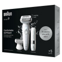 Braun Silk-épil 9 9-341 epilator 40 tweezers White