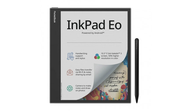 Ebook PocketBook InkPad Eo 10.3” E-Ink Kaleido 3 64GB WI-FI Mist Gray