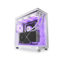 PC CASE NZXT H6 FLOW RGB MIDI TOWER WINDOW WHITE