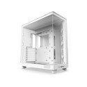 PC CASE NZXT H6 FLOW MIDI TOWER WINDOW WHITE