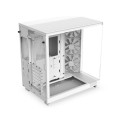 PC CASE NZXT H6 FLOW MIDI TOWER WINDOW WHITE
