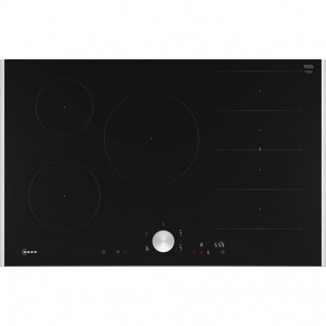 Neff T68TTV4L0 N 90, self-sufficient hob (black/stainless steel, 80 cm)