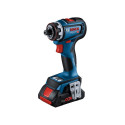 Bosch cordless drill/driver GSR 18V-90 FC Professional, 18Volt (blue/black, 2x battery ProCORE18V 4.