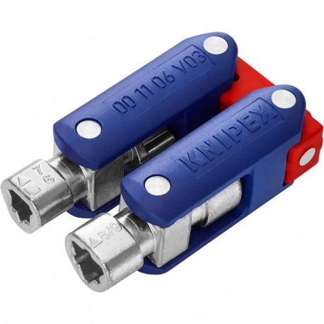 Juhtimiskapi võti DoubleJoint 97mm, sinine/punane
