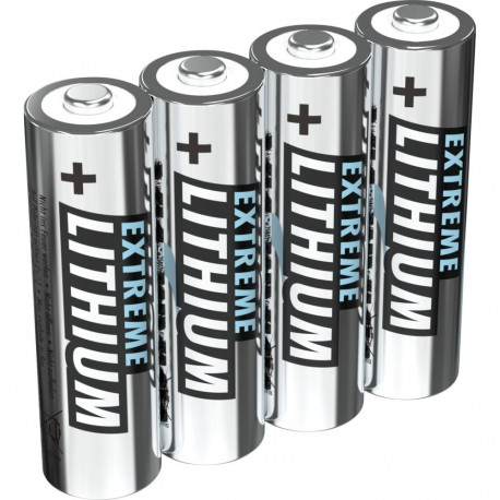 Extreme Lithium Mignon AA (silber, 4 Stück)