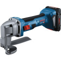 Bosch cordless metal shears GSC 18V-16 E Professional, 18V (blue/black, 2x battery ProCORE18V 4.0Ah,
