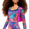 Mattel Barbie fashionistas doll with crimped hair and freckles