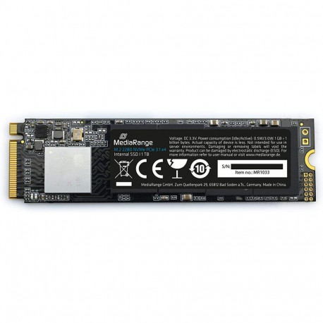 MR1033 1TB (schwarz, PCie 3.1 x4 (20Gb/s), NVMe, M.2 2280, intern)