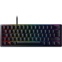 DE layout - Razer Huntsman Mini, gaming keyboard (black, Razer Linear Optical (Red))