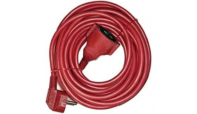 Pikendusjuhe EDM 23601 Punane 15 m Painduv