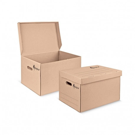 Arhiivikast kaanega FORPUS 340x295x450mm pruun