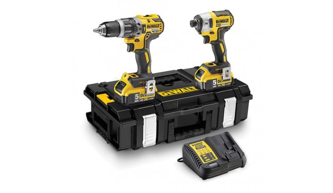 Dewalt System AKU 18 Volt 18 Volt komplekt: DCD796, DCF887, 2