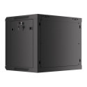 Lanberg WF01-6409-00B rack cabinet 9U Wall mounted rack Black