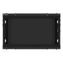 Lanberg WF01-6406-00B rack cabinet 6U Wall mounted rack Black