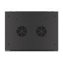 Lanberg WF01-6412-00B rack cabinet 12U Wall mounted rack Black